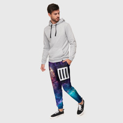 Мужские брюки 3D Paramore space rock - фото 2