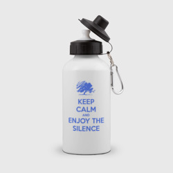 Бутылка спортивная Keep calm and enjoy the silence