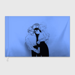 Флаг 3D Эмми и Син - Любовь с кончиков пальцев