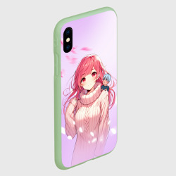 Чехол для iPhone XS Max матовый Юки -  Любовь с кончиков пальцев - фото 2