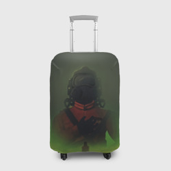 Чехол для чемодана 3D Lethal company green fog