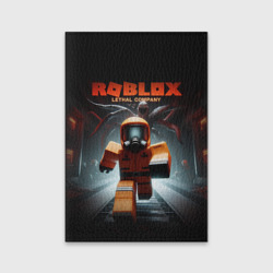 Обложка для паспорта матовая кожа Lethal company Roblox