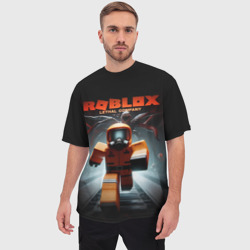 Мужская футболка oversize 3D Lethal company Roblox - фото 2