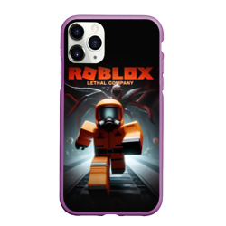 Чехол для iPhone 11 Pro матовый Lethal company Roblox