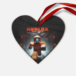 Деревянная игрушка Сердце Lethal company Roblox