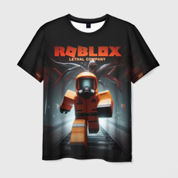 Мужская футболка 3D Lethal company Roblox