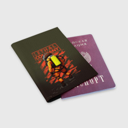 Обложка для паспорта матовая кожа Lethal company survivor - фото 2