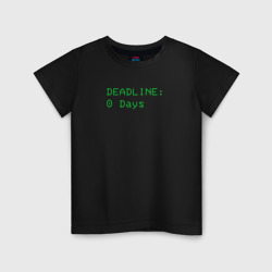 Детская футболка хлопок Deadline Lethal company