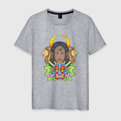 Африканская богиня – Мужская футболка хлопок с принтом купить со скидкой в -20%
