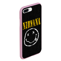 Чехол для iPhone 7Plus/8 Plus матовый Джинсовка с nirvana - фото 2