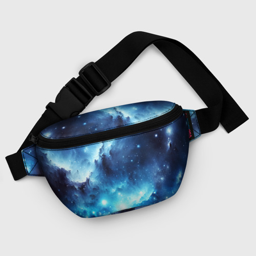 Поясная сумка 3D Космический голубой пейзаж - фото 6