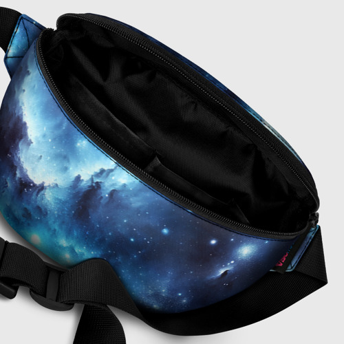 Поясная сумка 3D Космический голубой пейзаж - фото 7