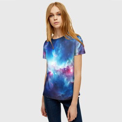 Женская футболка 3D Fascinating cosmic expanses - фото 2
