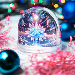 Игрушка Снежный шар Космический цветок из льда - эзотерический лотос - фото 2