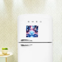 Магнитный плакат 3Х3 Космический цветок из льда - эзотерический лотос - фото 2