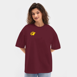 Женская футболка Oversize хлопок texturе ONIC - фото 2