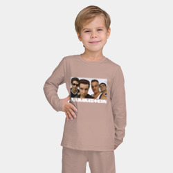 Детская пижама с лонгсливом хлопок Rammstein x Sopranos - фото 2