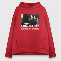 Женское худи Oversize хлопок Егор Летов х Лана Дел Рэй