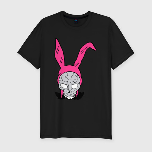 Мужская футболка хлопок Slim Pink Donnie Darko, цвет черный