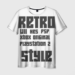 Мужская футболка 3D Retro style