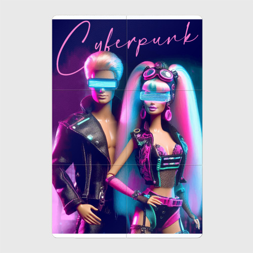 2 3 Barbie and Ken ai art cyberpunk 210 3667225