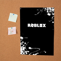 Постер Roblox текстура краски белые - фото 2