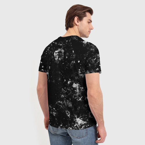 Мужская футболка 3D The Offspring black ice, цвет 3D печать - фото 4