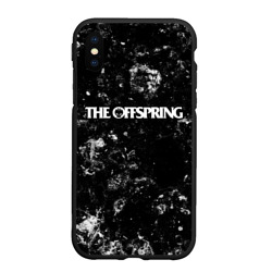 Чехол для iPhone XS Max матовый The Offspring black ice