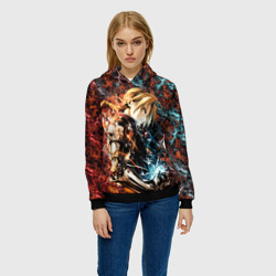 Женская толстовка 3D Стальной алхимик: Эдвард Элрик - фото 2