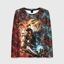 Женский лонгслив 3D Стальной алхимик: Эдвард Элрик