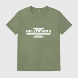 Мужская футболка хлопок Helldivers 2
