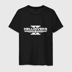 Мужская футболка хлопок Helldivers 2