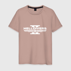 Мужская футболка хлопок Helldivers 2