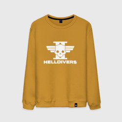 Мужской свитшот хлопок Helldivers 2 лого