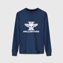 Женский свитшот хлопок Helldivers 2 лого