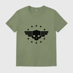 Мужская футболка хлопок Logo helldivers 2