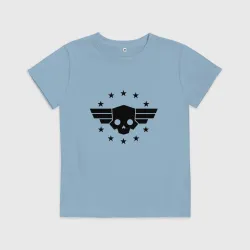 Детская футболка хлопок Logo helldivers 2