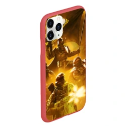 Чехол для iPhone 11 Pro Max матовый Адские десантники в деле - helldivers 2 - фото 2
