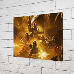 Холст прямоугольный Адские десантники в деле - helldivers 2 - фото 2