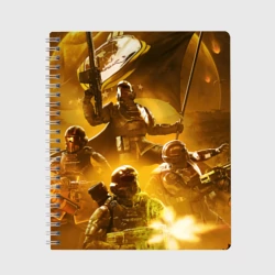 Тетрадь Адские десантники в деле - helldivers 2