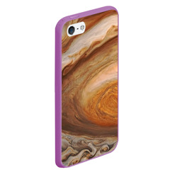 Чехол для iPhone 5/5S матовый Волны Юпитера - star dust - фото 2