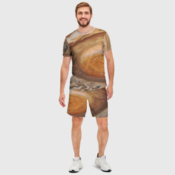 Мужской костюм с шортами 3D Волны Юпитера - star dust - фото 2