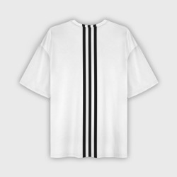 Три черных полоски – Мужская футболка oversize 3D с принтом купить со скидкой в -50%