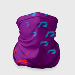 Бандана-труба 3D НФС лого градиент текстура