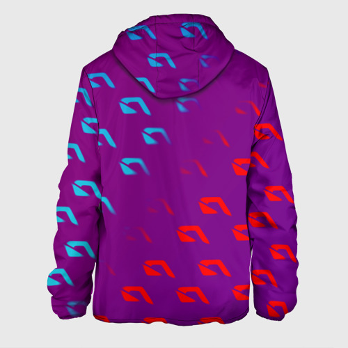Мужская куртка 3D НФС лого градиент текстура, цвет 3D печать - фото 2