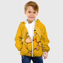 Детская куртка 3D Псидак желтая утка покемон - фото 2