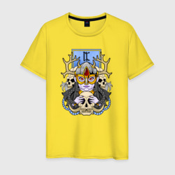 Скандинавская богиня Хель – Мужская футболка хлопок с принтом купить со скидкой в -20%