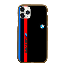 Чехол для iPhone 11 Pro Max матовый BMW amg sport 