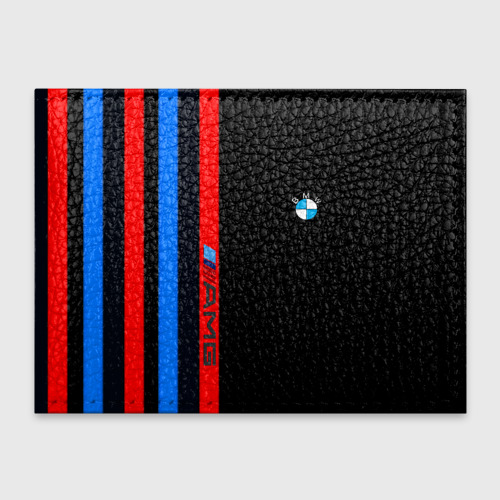 Обложка для студенческого билета BMW amg sport , цвет синий