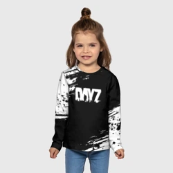 Детский лонгслив 3D Dayz текстура краски - фото 2